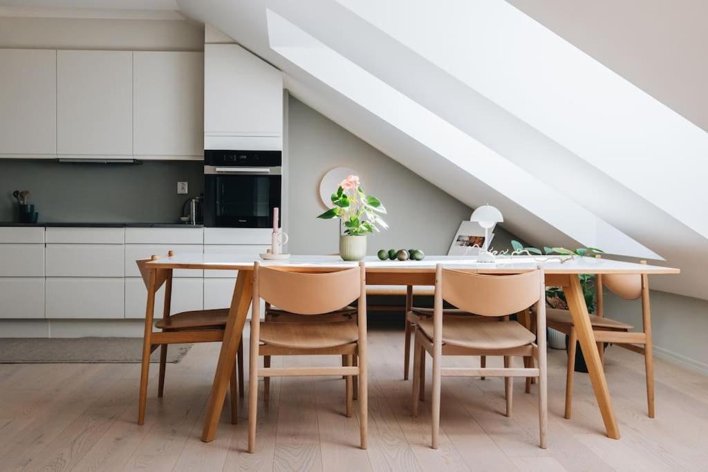 Beautiful Penthouse With An Ocean View In Bergen 아파트 외부 사진