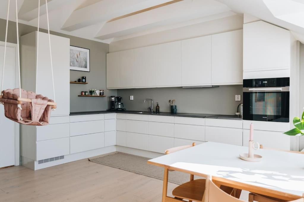 Beautiful Penthouse With An Ocean View In Bergen 아파트 외부 사진