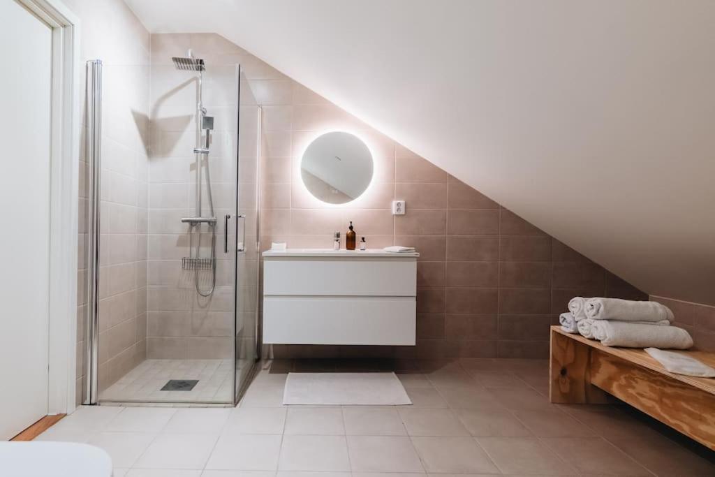 Beautiful Penthouse With An Ocean View In Bergen 아파트 외부 사진