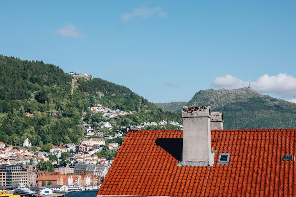 Beautiful Penthouse With An Ocean View In Bergen 아파트 외부 사진